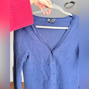 Lord & Taylor Cashmere Button-Up Cardigan